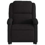 Sta-Op-Stoel Stof Zwart