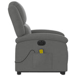 Sta-Op-Massagestoel Stof Donkergrijs