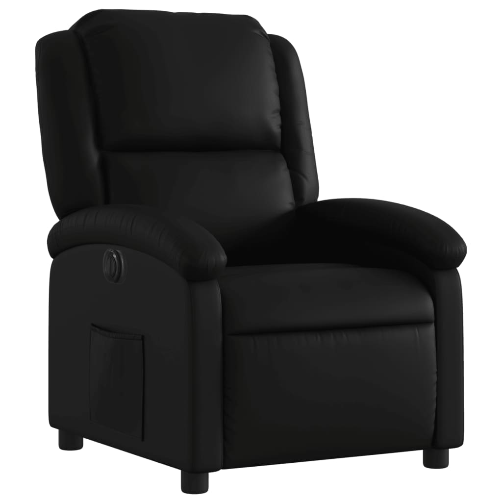 Fauteuil Kunstleer Zwart
