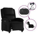 Fauteuil Kunstleer Zwart