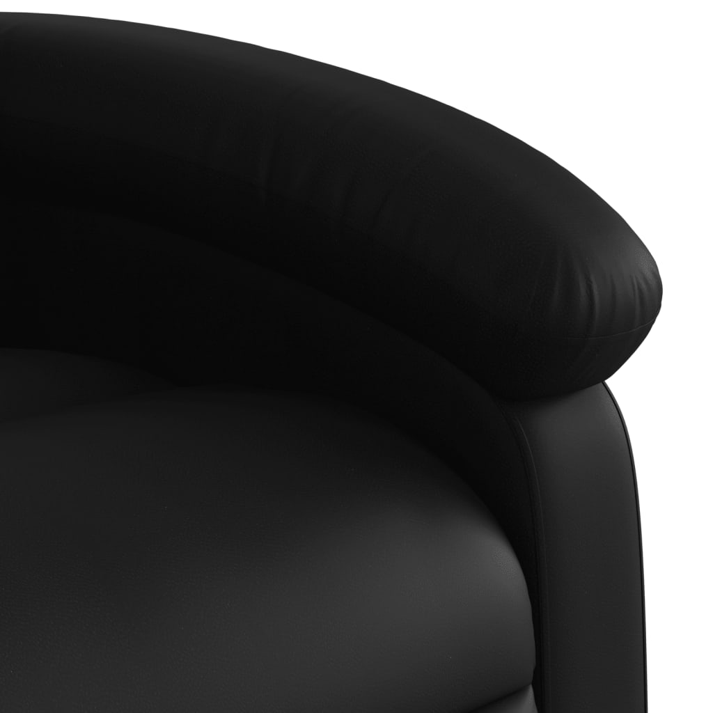 Fauteuil Kunstleer Zwart