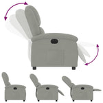 Fauteuil Stof Lichtgrijs