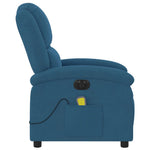 Massagestoel Fluweel Blauw