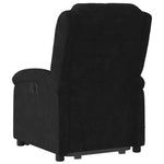 Sta-Op-Massagestoel Fluweel Zwart