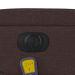 Massagestoel Stof Donkerbruin