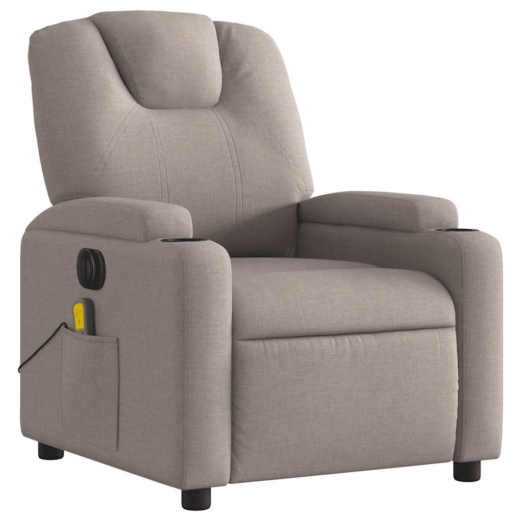 Massagestoel Stof Taupe