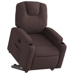 Sta-Op-Stoel Elektrisch Stof Donkerbruin