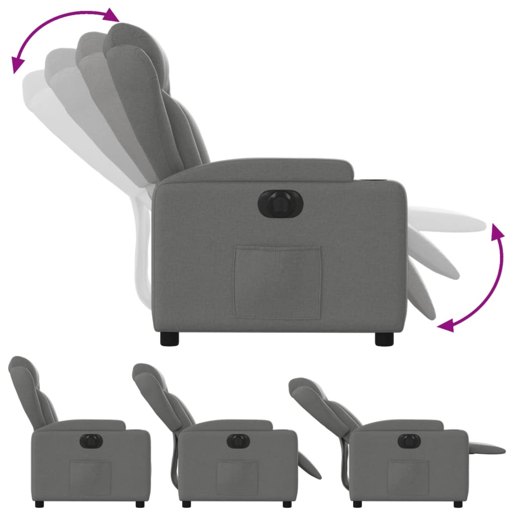 Fauteuil Stof Donkergrijs