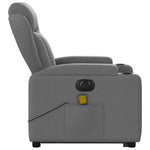 Sta-Op-Massagestoel Stof Donkergrijs