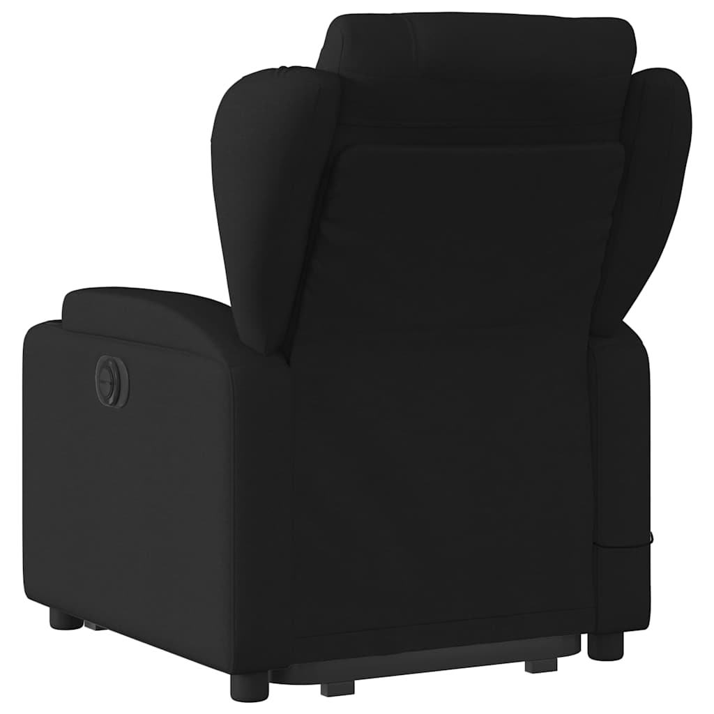 Sta-Op-Massagestoel Stof Zwart