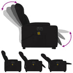 Sta-Op-Massagestoel Stof Zwart