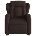 Sta-Op-Massagestoel Stof Donkerbruin