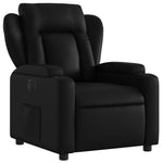 Fauteuil Kunstleer Zwart