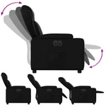 Fauteuil Kunstleer Zwart