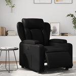 Fauteuil Kunstleer Zwart