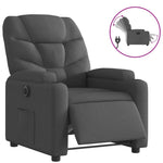 Fauteuil Verstelbaar Elektrisch Stof Zwart