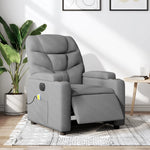Fauteuil Stof Lichtgrijs