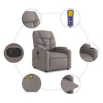Massagestoel Stof Taupe