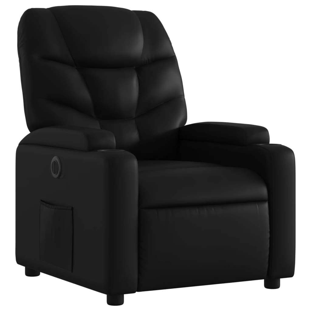 Fauteuil Kunstleer Zwart