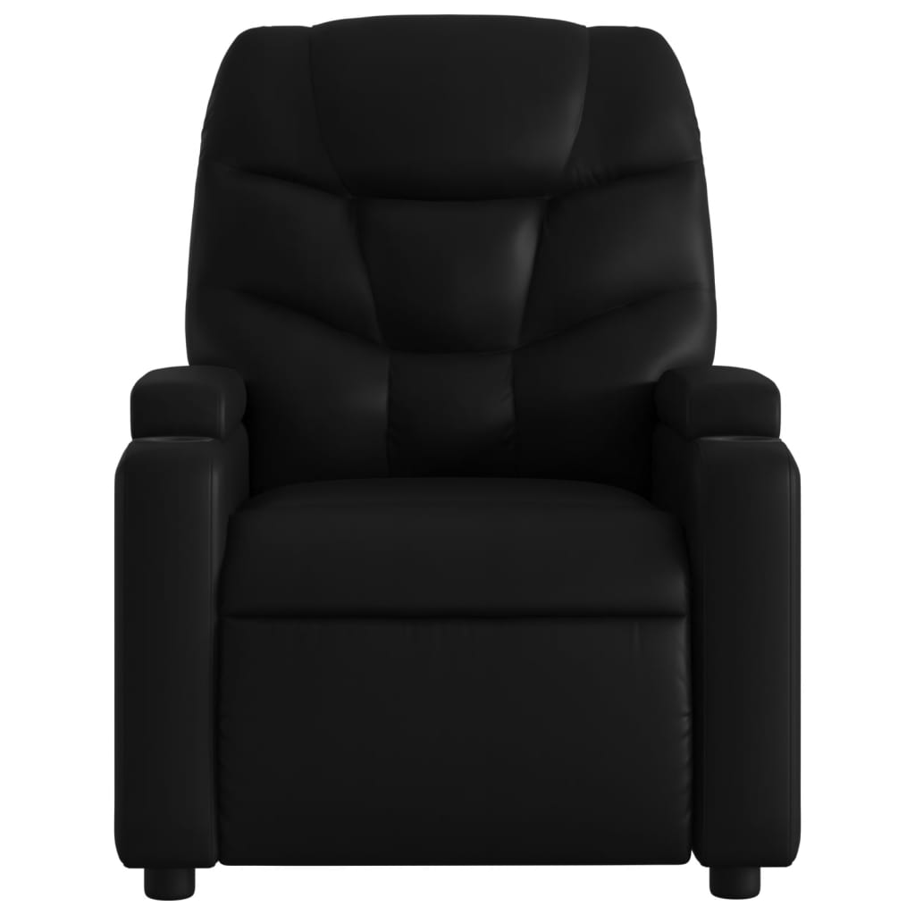 Fauteuil Kunstleer Zwart