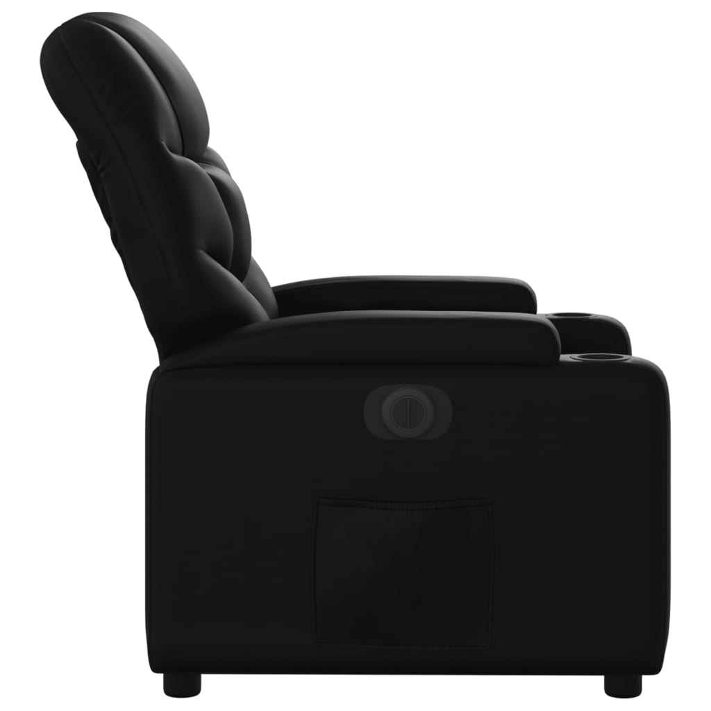 Fauteuil Kunstleer Zwart