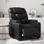 Fauteuil Kunstleer Zwart