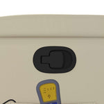 Sta-Op-Massagestoel Verstelbaar Kunstleer Kleurig Crème