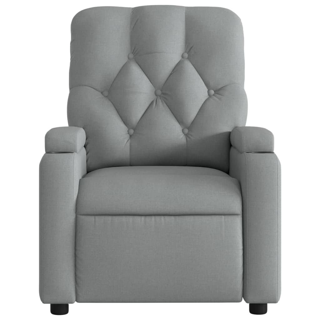 Fauteuil Stof Lichtgrijs