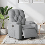 Fauteuil Stof Lichtgrijs