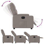 Fauteuil Verstelbaar Elektrisch Stof Taupe