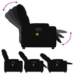 Massagestoel Stof Zwart