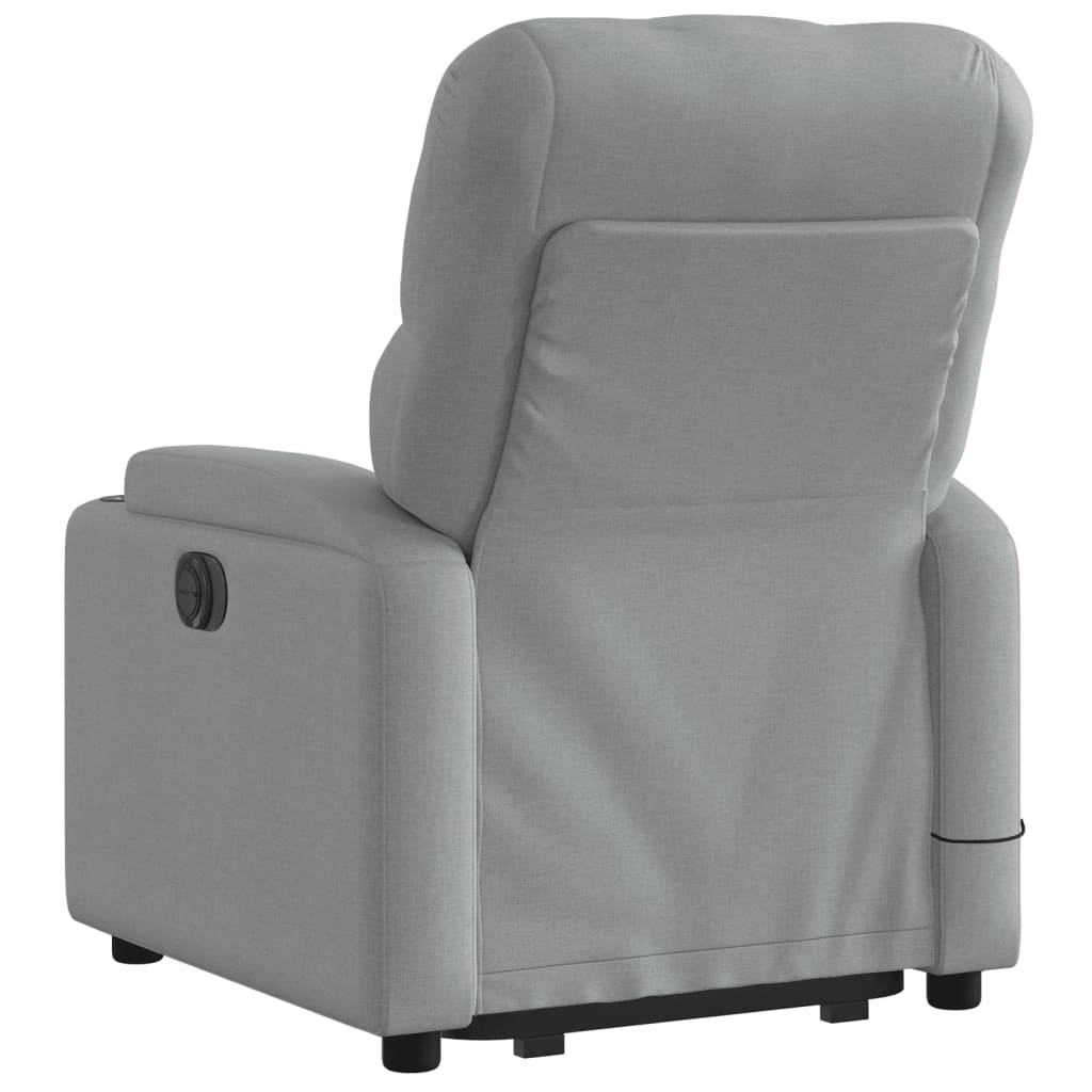 Sta-Op-Massagestoel Stof Lichtgrijs