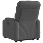 Sta-Op-Massagestoel Stof Donkergrijs