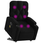 Sta-Op-Massagestoel Stof Zwart