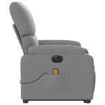 Sta-Op-Massagestoel Stof Lichtgrijs