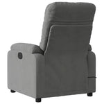 Massagestoel Microvezelstof Donkergrijs