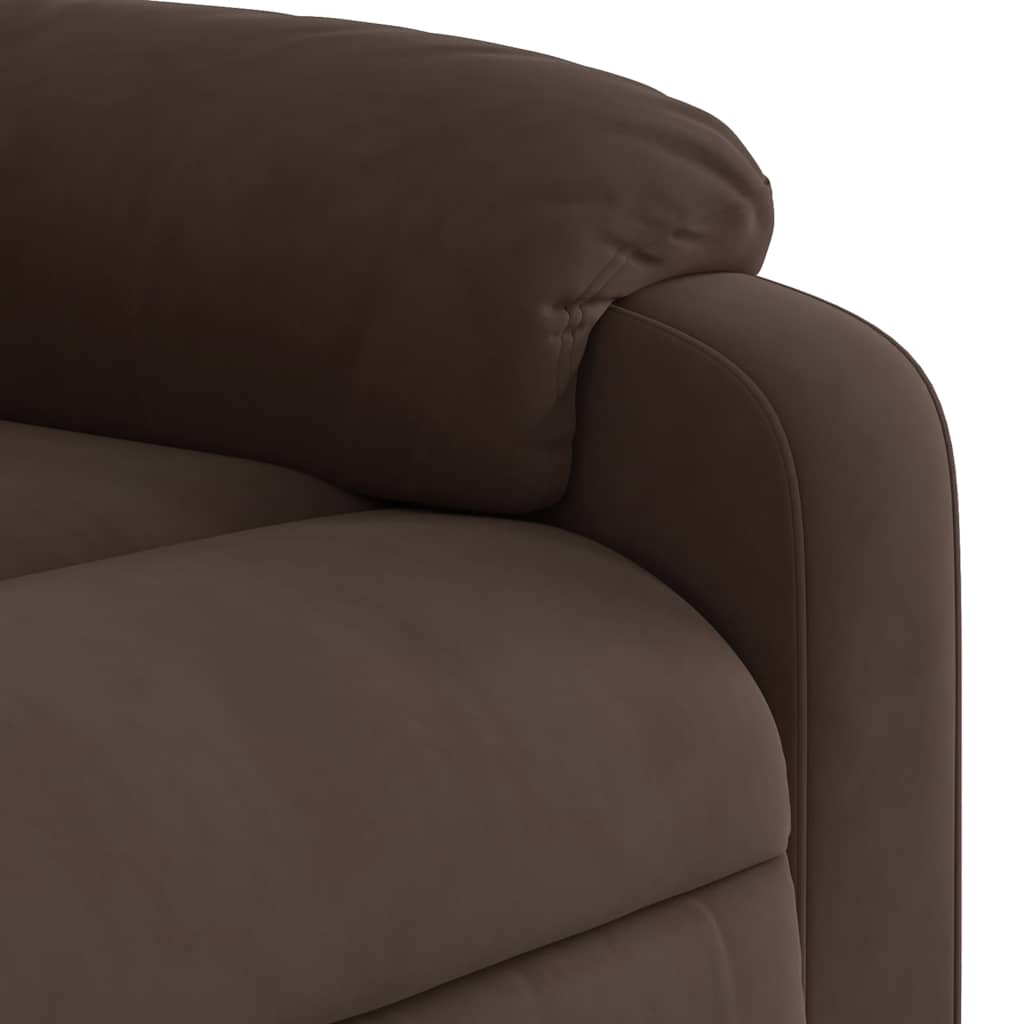 Sta-Op-Massagestoel Microvezelstof Bruin