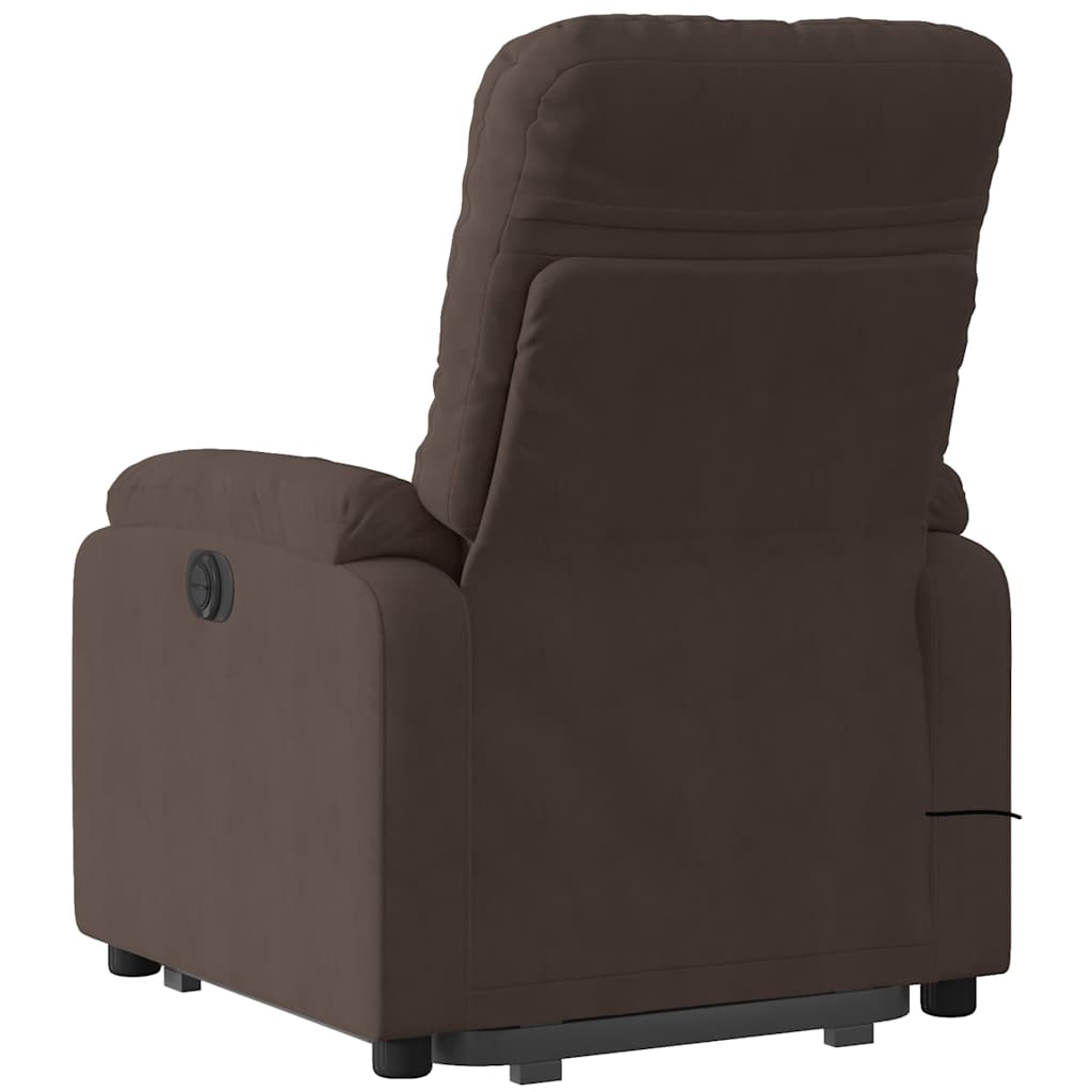 Sta-Op-Massagestoel Microvezelstof Bruin
