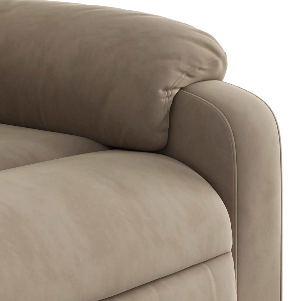 Sta-Op-Massagestoel Microvezelstof Taupe