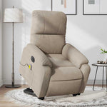 Sta-Op-Massagestoel Microvezelstof Taupe