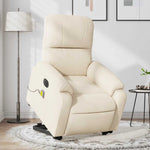 Sta-Op-Massagestoel Microvezelstof Beige