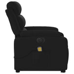 Sta-Op-Massagestoel Stof Zwart