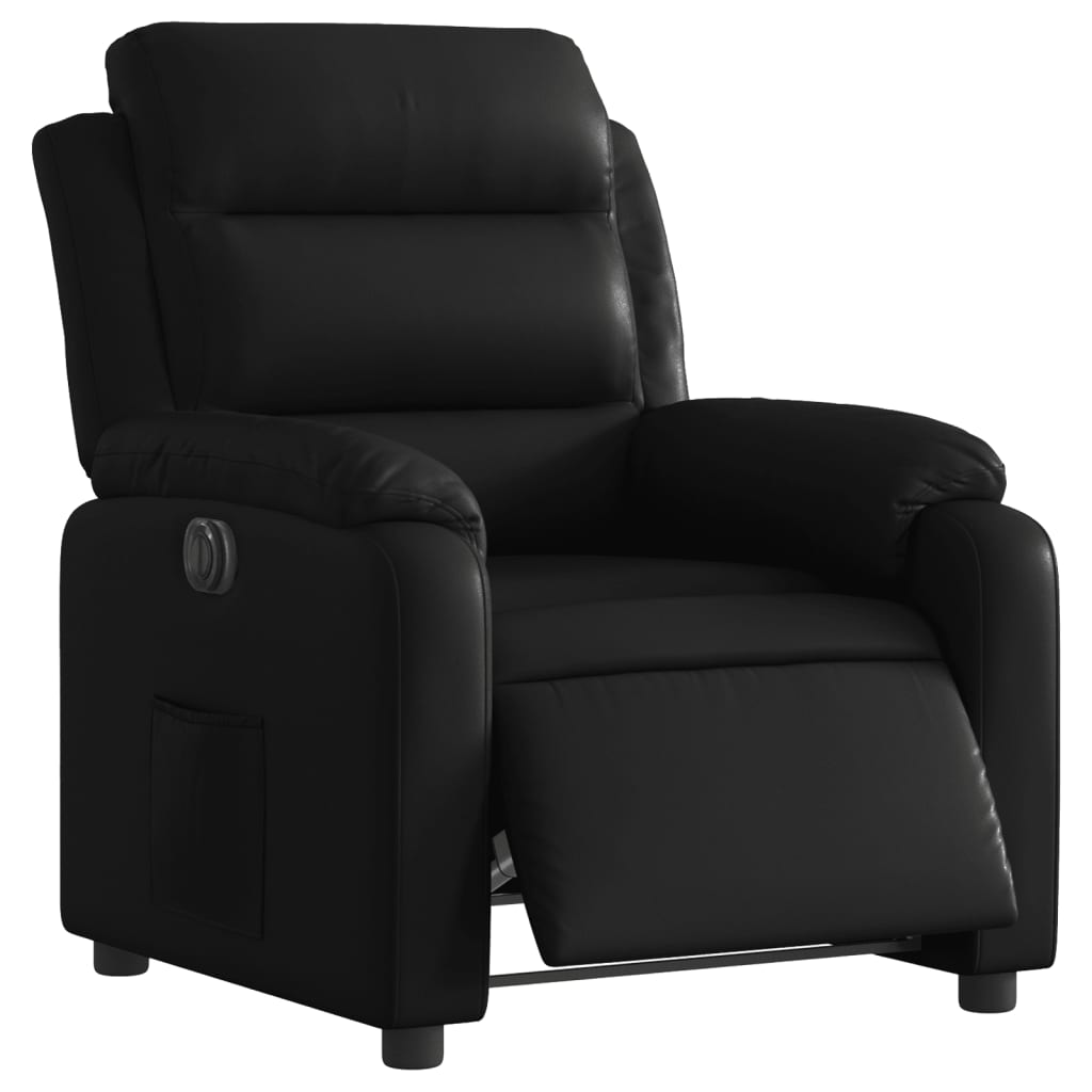 Fauteuil Kunstleer Zwart