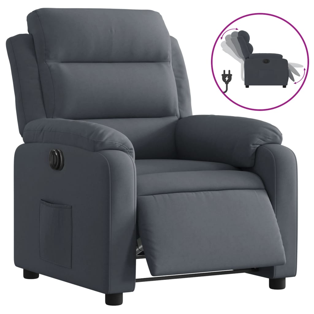 Fauteuil Stof Donkergrijs