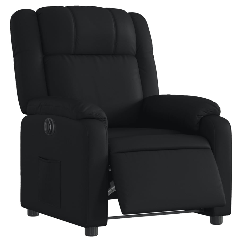 Fauteuil Kunstleer Zwart