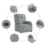 Fauteuil Stof Lichtgrijs
