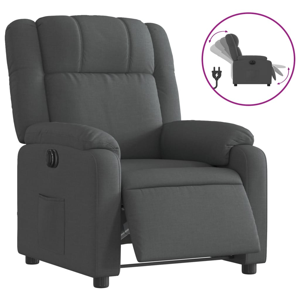 Fauteuil Stof Donkergrijs