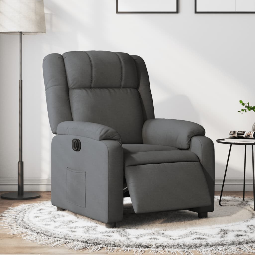 Fauteuil Stof Donkergrijs