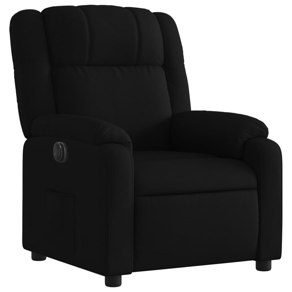Fauteuil Verstelbaar Elektrisch Stof Zwart