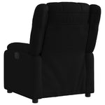 Fauteuil Verstelbaar Elektrisch Stof Zwart